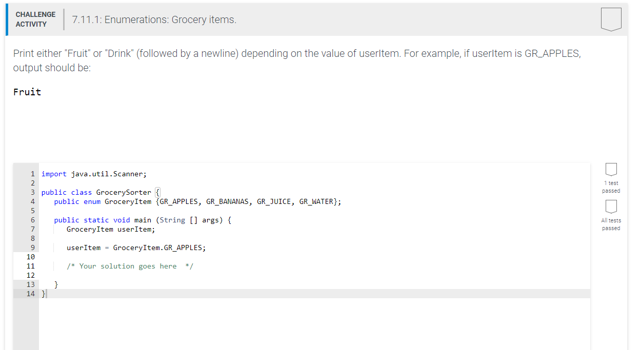 In JAVA. Please use the code that is already in the program.