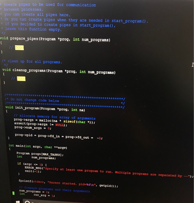 the code where you have to edit it Exercise 1. (100 points)