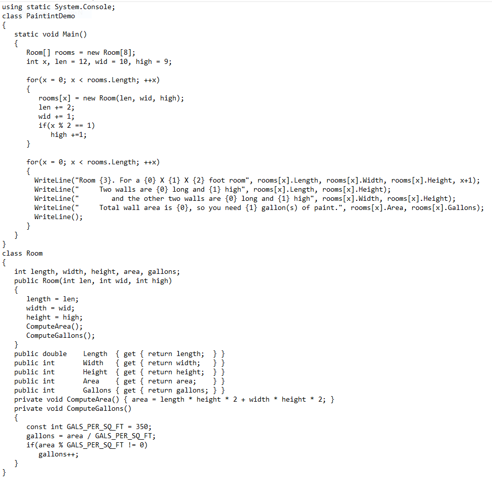This is for C#. Please answer the code questions Questions: using static
