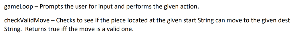 methods, my partner is doing the other three methods. I need help