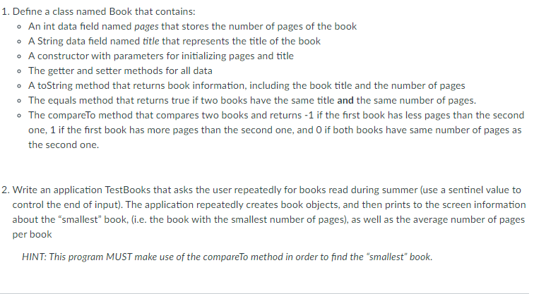  Please use java to solve. Please do not use arrays, I