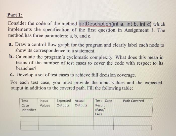  ( Software testing ) Can you answer (a) which is to