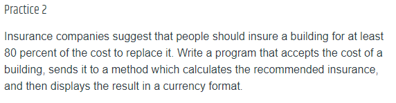  Please write the answer for this in Java using classes and