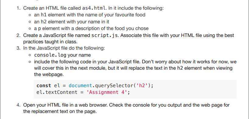 Will give thumbs up for helpful answer 1. Create an HTML file