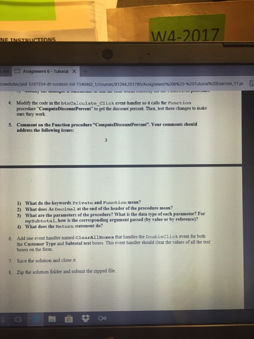 6-Tutorial Exe Assignment 6-1 Homewod Assignment 6-Tutorial Assignment%206%20-%20Tutorial%20Exercise%20Solution%20Code).Part%202.pdf Assignment 6-Tutorial Exercise (Part