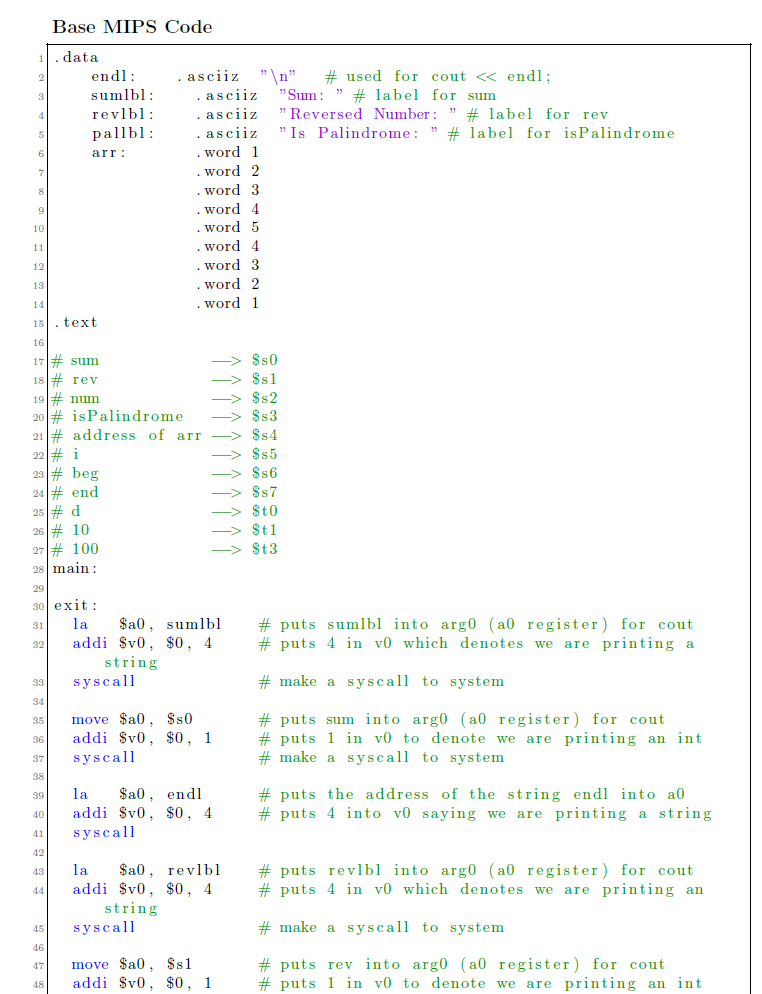 Can anyone help me convert this C++ code into MIPS assembly? Please,