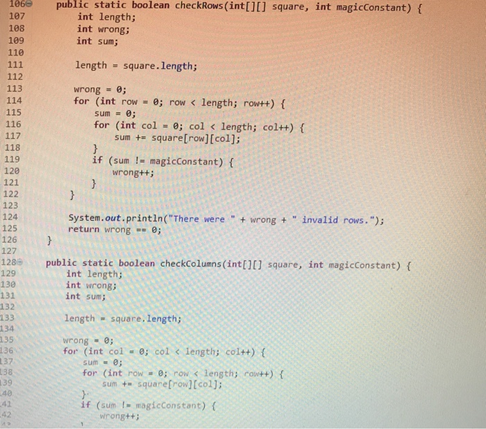 in the range 1 to n? into an n by n square