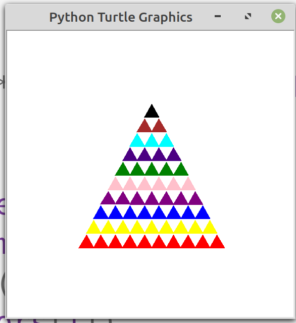 enter which color you want to color each row. Store these colors