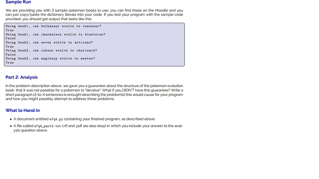 interesting problem. Degree of Difficulty: Tricky Pokemon are fantastic creatures that can