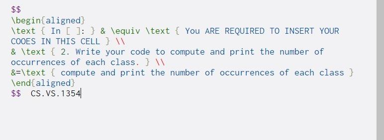  $$ \begin{aligned} \text { In [ ]: } &\equiv \text {