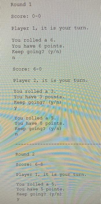 Coding a dice game in Java. How do you code that image?
