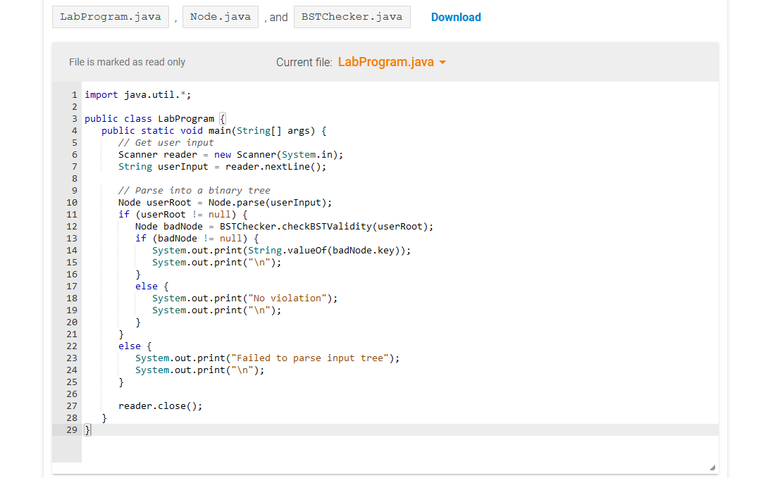 loop means the entire string is whitespace return new String(); } public