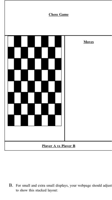 by side layout for medium and large displays: The "Moves" box should
