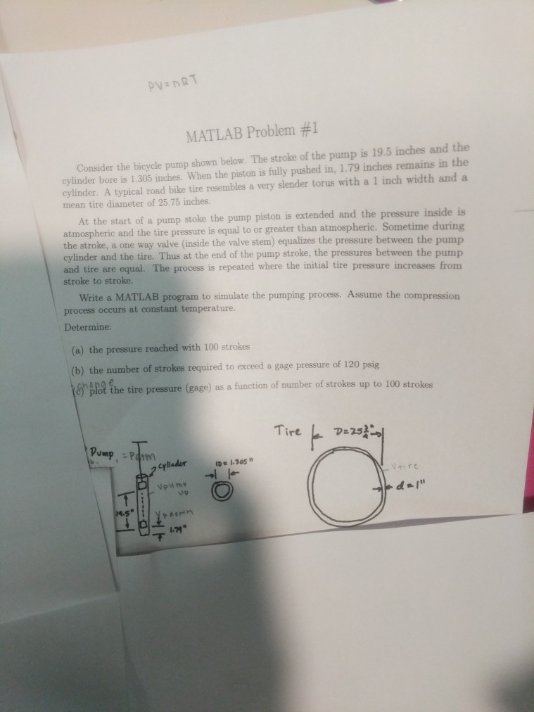  please solve the questions asked with formulas MATLAB Problem #1 Consider