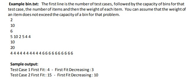 An exactsolution to the bin packing optimization problem can be found using