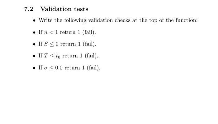 question then answer. 7 Homework: Binomia l model 7.1 Function signature Let
