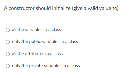 the main() method. It will give a syntax error. The code shows