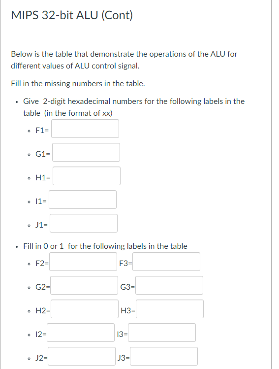 and B are the individual bits of input numbers and Ci is