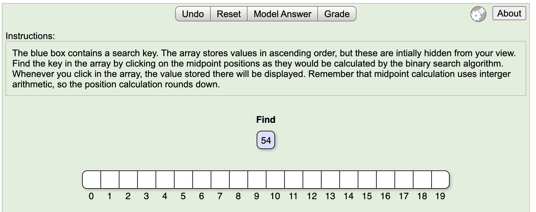 needing help with these steps Undo Reset Model Answer Grade About Instructions: