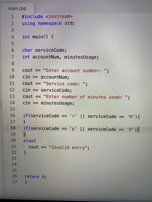  How do I write the if/ else statement to make r,