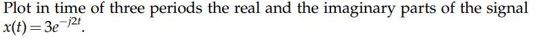 Plot using MATLAB Plot in time of three periods the real and