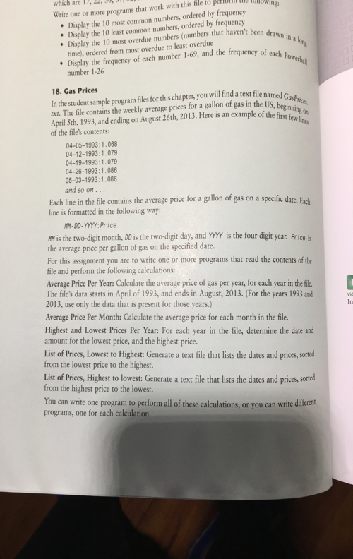  This is a java problem link to GasPrice.txt https://www.dropbox.com/s/8ysnrjas10tg5yb/GasPrices.txt?dl=0 which are