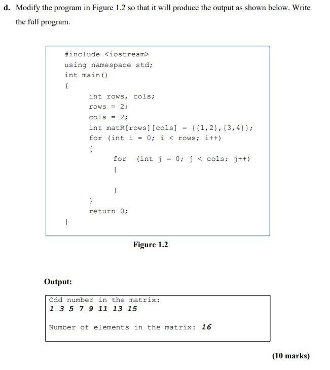 in Figure 1.1 consists of errors. State the line number and the