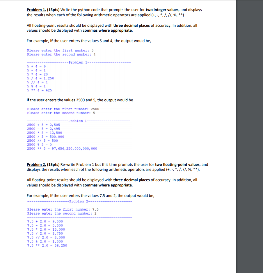 Can someone help me with these programming situations. I have been struggling
