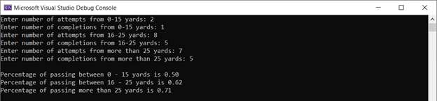 GRADING RUBRIC Indent code and insert comments to document your program. [10
