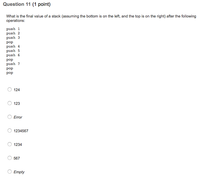 Python 3 Question 11 (1 point) What is the final value of