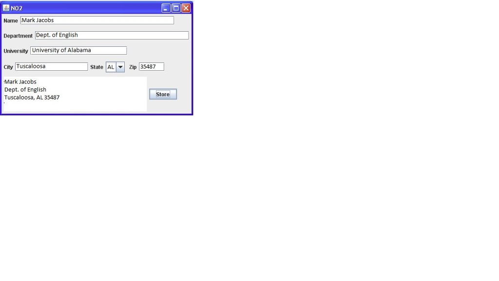 Hi :) Please show a working solution and an output. Thank you!