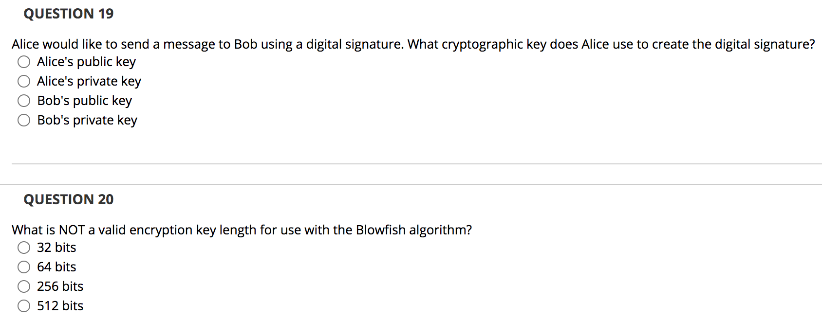 QUESTION 5 The hash message authentication code (HMAC) is a hash function