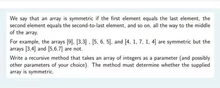 the code and just for the recursive method We say that an
