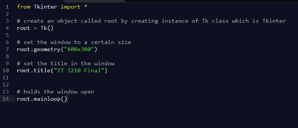 Easy PYTHON question GUI Programming Using the following code in the picture