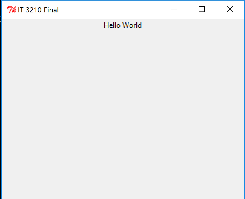 below, Add a Label so you get the following output in the
