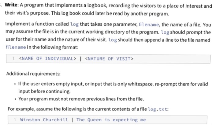  Hello. I need this in Python. Thank you , write: A