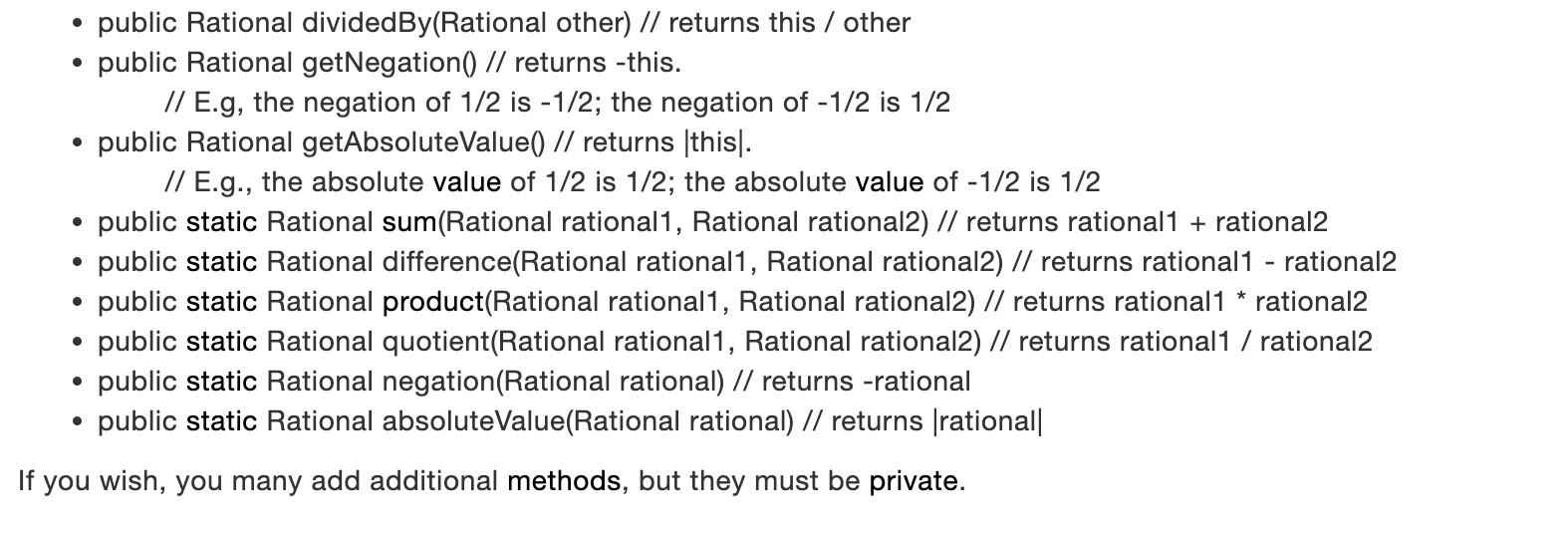 denominator; for example, 7/8,7/8, and 5/1. (Note that 5/1 represents 5. )