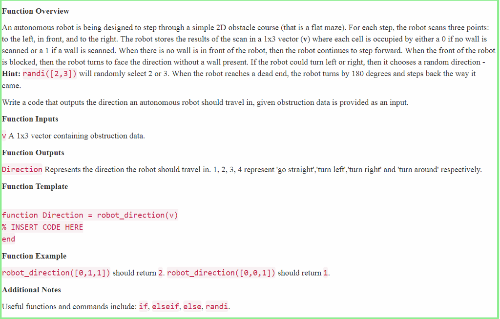 An autonomous robot is being designed to step through a simple 2D