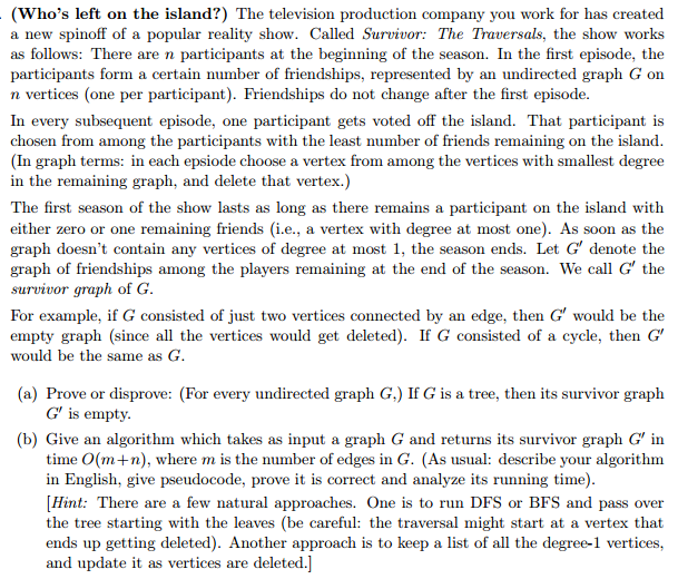 Please show full complete proof and answer the question clearly and fully