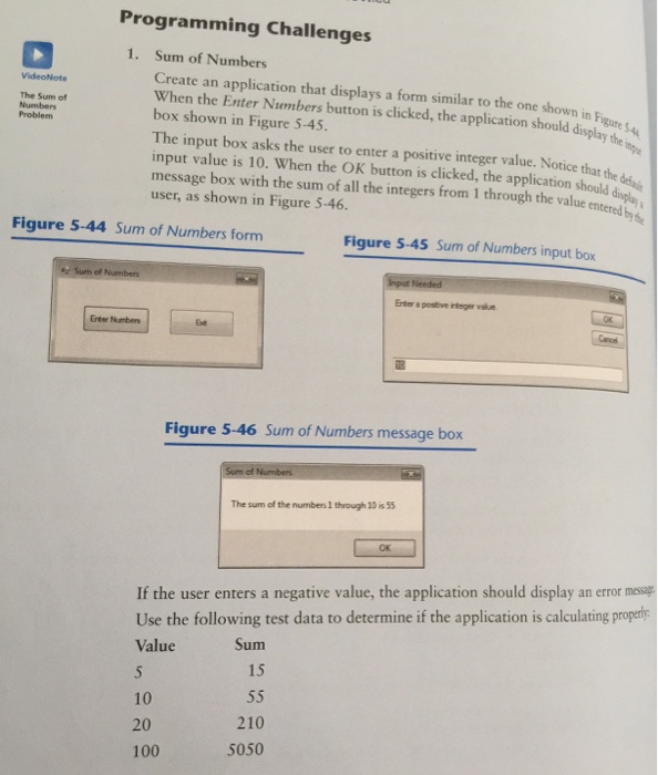  In Visual Basic Create an application that displays a form similar