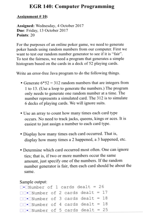  Using Jgrap Java EGR 140: Computer Programming Assignment # 10 Assigned: