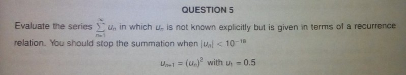 Use octave or MATLAB and past code. QUESTION 5 Evaluate the