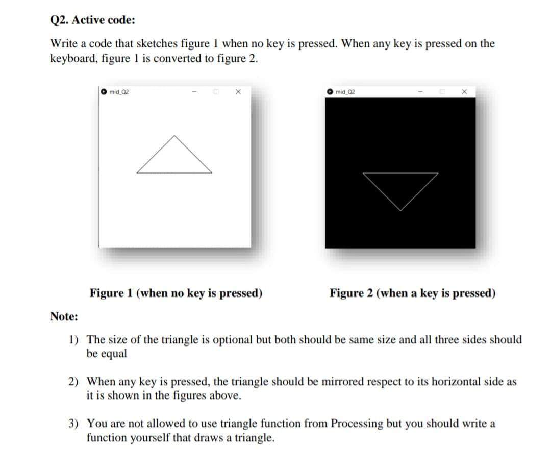  Q2. Active code: Write a code that sketches figure 1 when