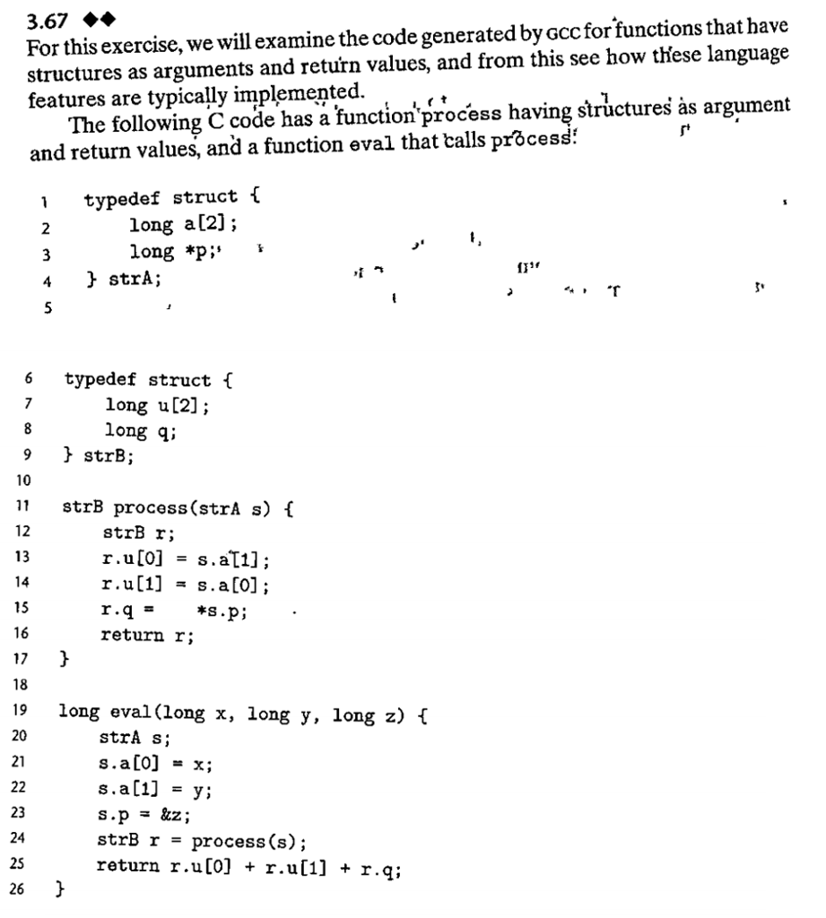  For this exercise, we will examine the code generated by GCC