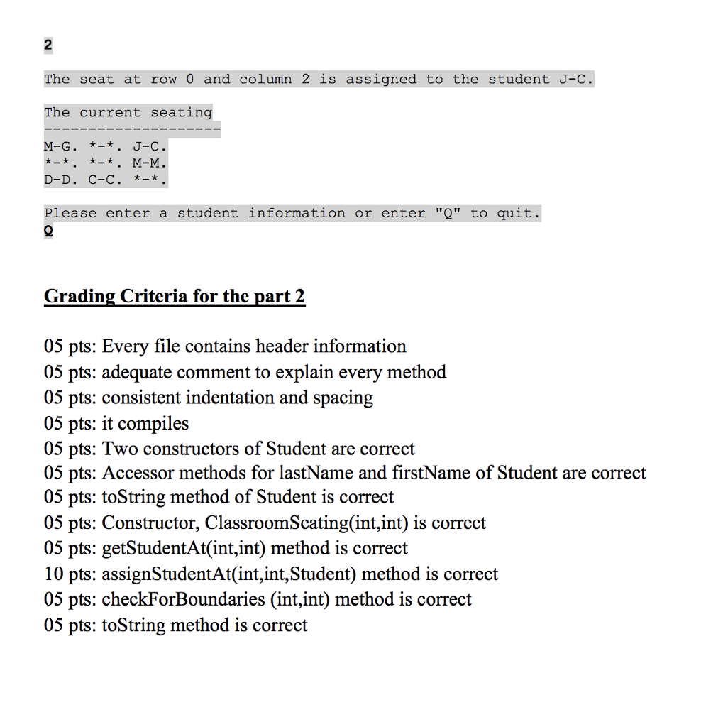 1, 0, 1, 0, 1, 0, 1, 0, 1 // testing initializeArray