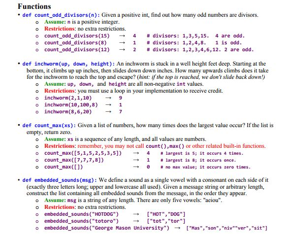 Help with python Functions def count_odd_divisors (n): Given a positive int, find