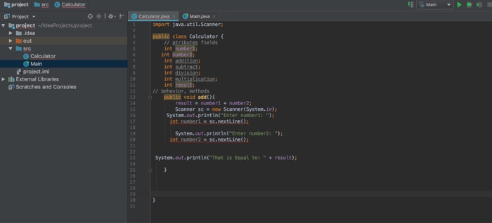  I am trying to do a calculator using Java but still