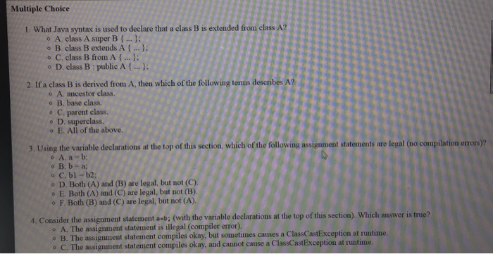  Please give me this 8 multiple choice questions answer. Multiple Choice