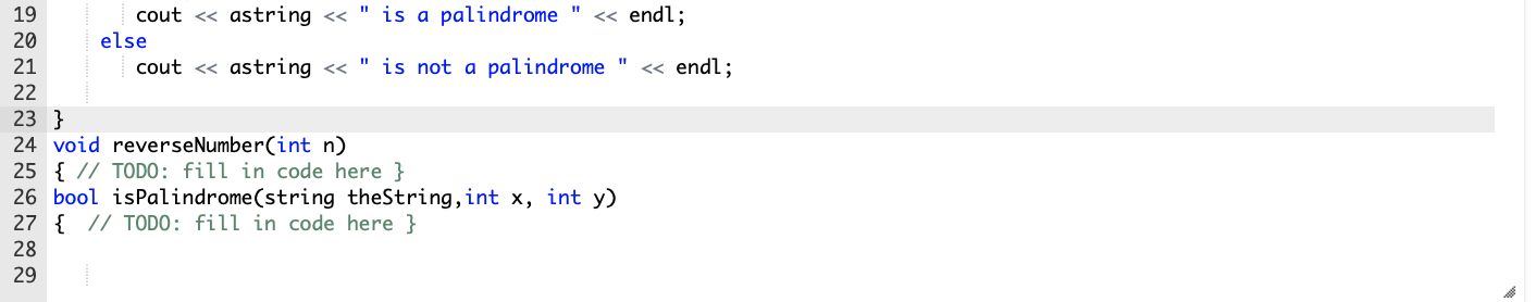 integer in reverse order. Hint: 2593 % 10 gives you the right-most