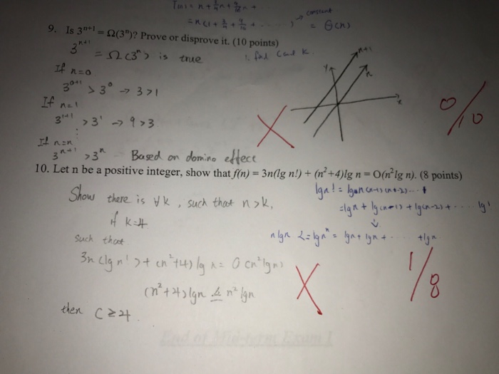  Solve questions step by step Is 3^n + 1 = ohm(3^n)?